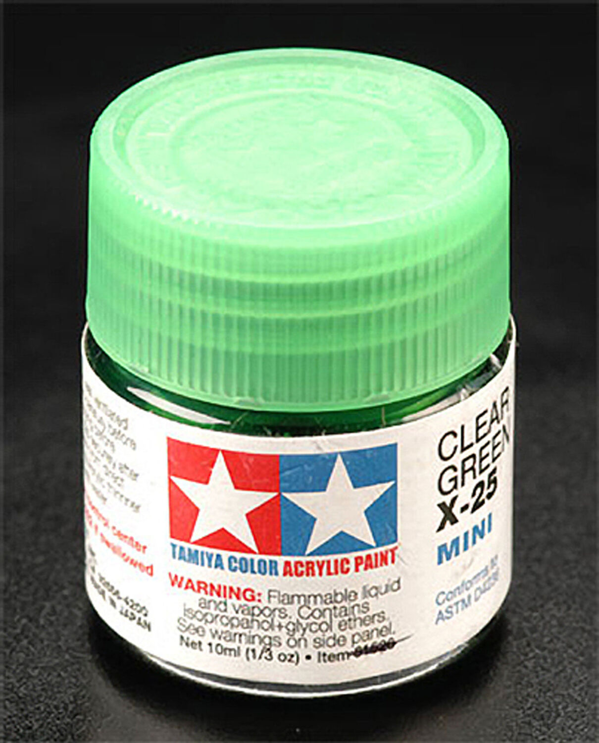 Acrylic Mini X25, Clear Green